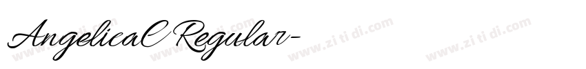 AngelicaC Regular字体转换